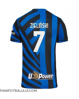 Inter Milan Piotr Zielinski #7 Tricou Fotbal Replică 2024-25 Barbati Acasa